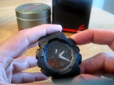 comment regler g shock ga 100