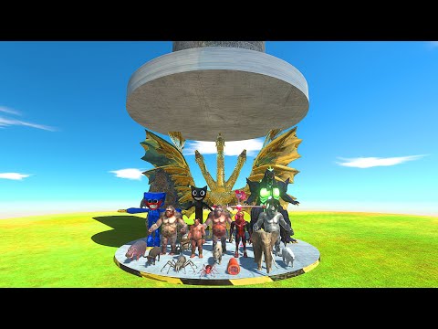 HIDRAULIC PRESS VS ALL UNIT ARBS - Animal Revolt Battle Simulator