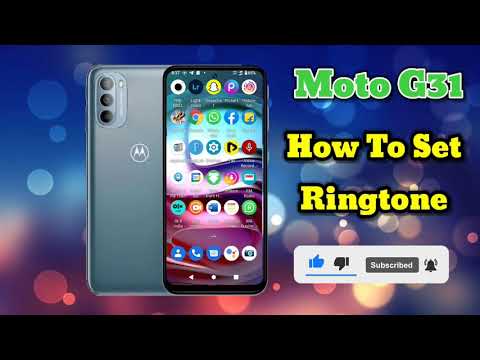 How To Set Ringtone in Moto G31, Moto G31 Main Ringtone Change Keise Kare, Ringtone Setting in Moto
