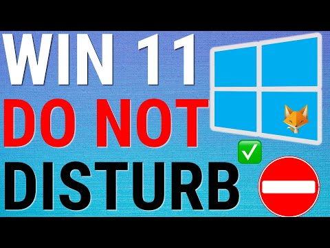 Windows 11: Turn Do Not Disturb Mode On/Off