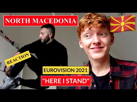 NORTH MACEDONIA ESC 2021 🇲🇰 | MUSIC STUDENT Reaction | Vasil : "Here I Stand"