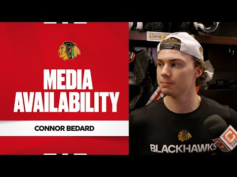 "I stayed pretty positive throughout." | Connor Bedard Practice 1.6.26