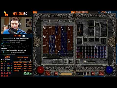 Diablo 2 - Hell Amazon Speedrun - WR Attempt #1