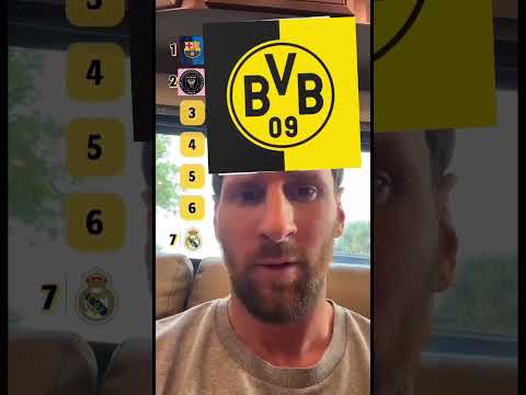 Lionel Messi Ranking Football Clubs!!! Al Nassr vs. Inter Miami 😱 #2024 #2025 #football #shorts