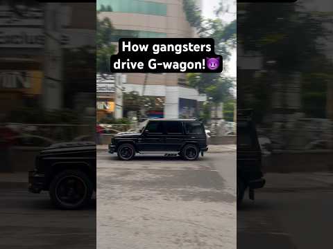 How do you drive like this 😵 #mercedesbenz #gwagon