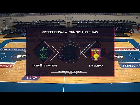 Optibet Futsal A Lyga | Panevėžys-Sportidus - DFK Dainava | Rungtynių Santrauka |