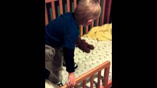 Andy gets a big boy bed