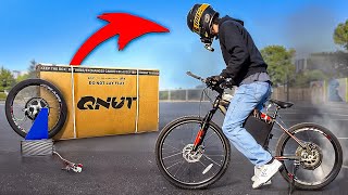 I used the Fastest Motor Kit on the cheapest E-bike and This Happened! (QNUT victor)