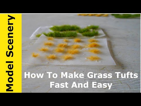 Static Grass Tufts Easy And Lightning Fast To Make Weeds Flowers