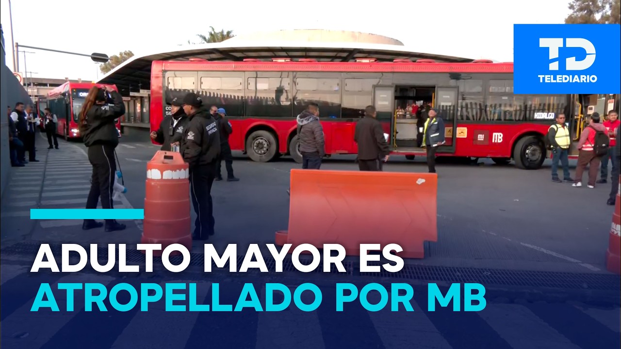 Adulto mayor es arrollado por Metrobús en el CETRAM Pantitlán, en la Venustiano Carranza
