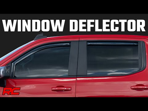 2019-2024 Chevy/GMC 1500/2500HD/3500HD Side Window Deflector Installation