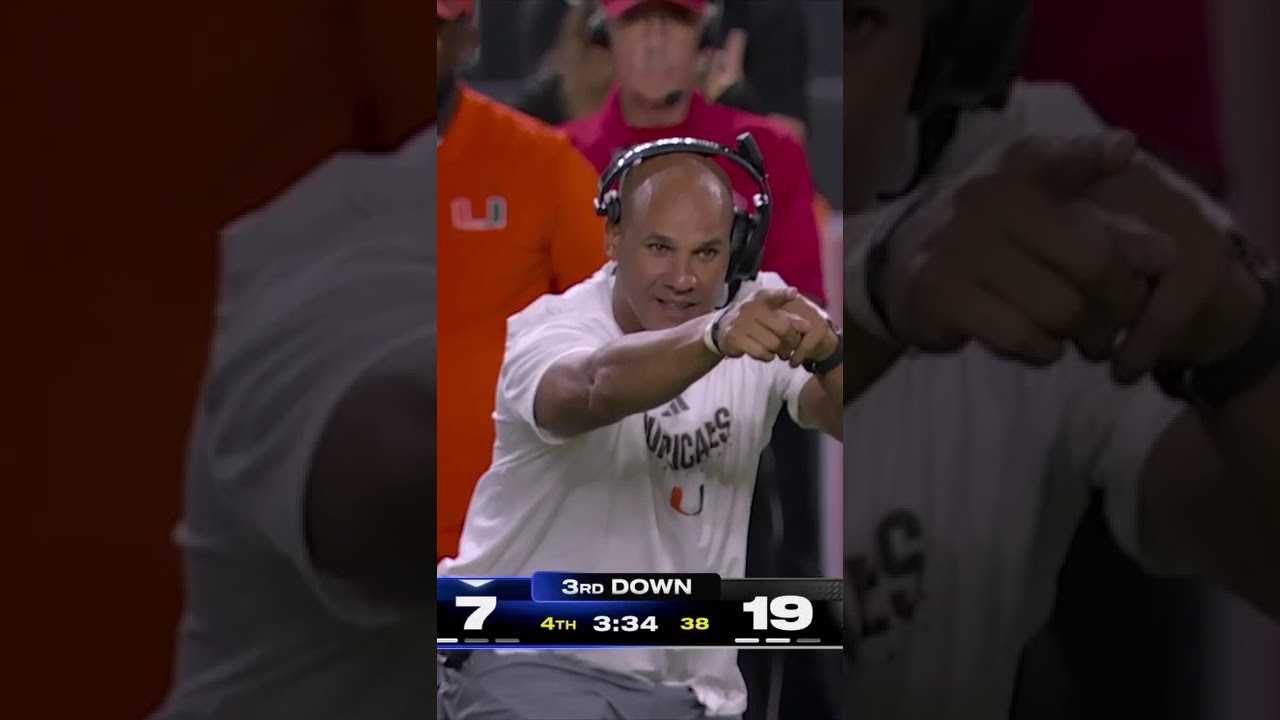 Rueben Bain Jr. was EVERYWHERE🔥 A 93.8 PFF grade as Miami’s defense shut Florida DOWN #miamifootball