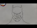 How To Draw Batman Dark Knight Sketch Tutorial