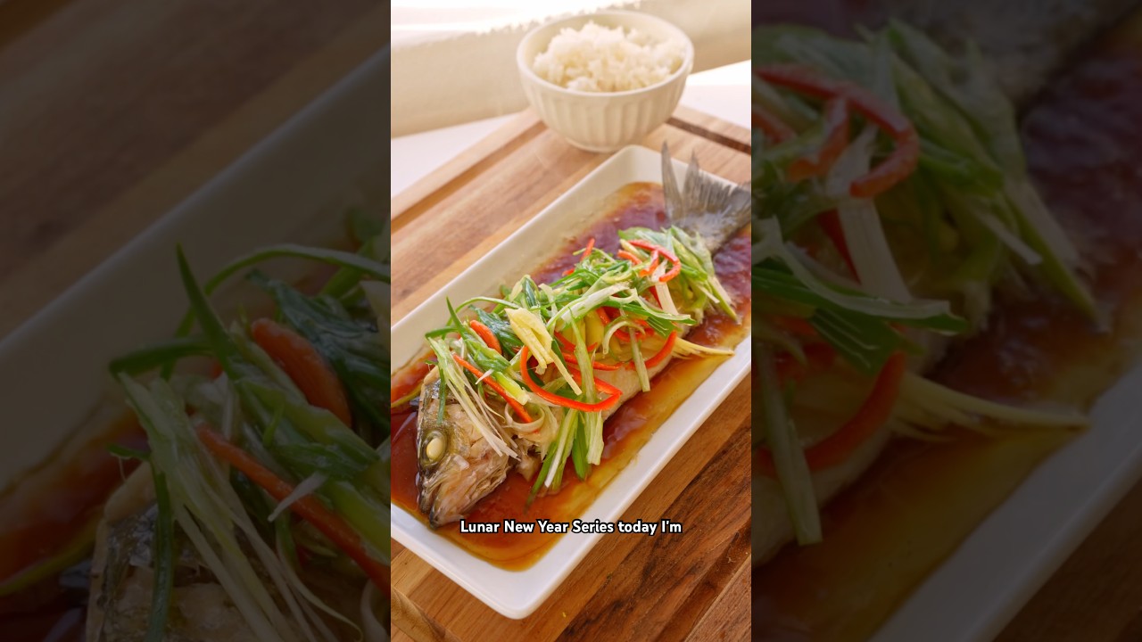 Day 2/12 Lunar New Year Recipes - Chinese Steamed Whole Fish