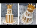 Crown Cake Gold Crown Cake