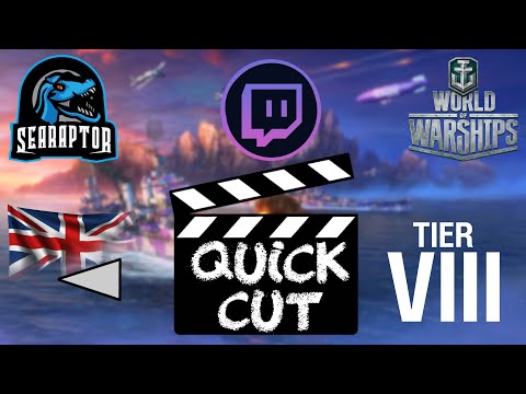 World of Warships - Quick Cut: Tier VIII Premium British Destroyer HMS Cossack