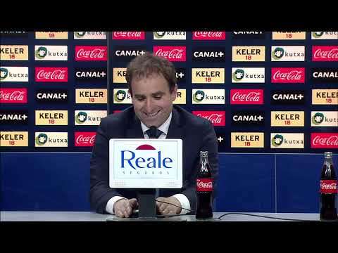 Rueda de Prensa | Press Conference de Arrasate tras el Real Sociedad (1-0) Real Valladolid - HD