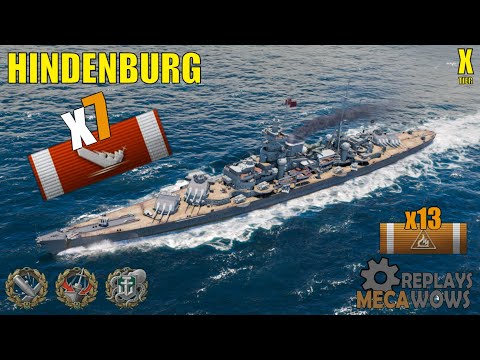Hindenburg 7 Kills & 228k Damage | World of Warships Gameplay