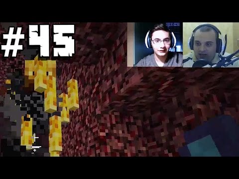 DOPPIA FACECAM CON PODERAK NEL NETHER #45 - MINECRAFT GAMEPLAY ITA