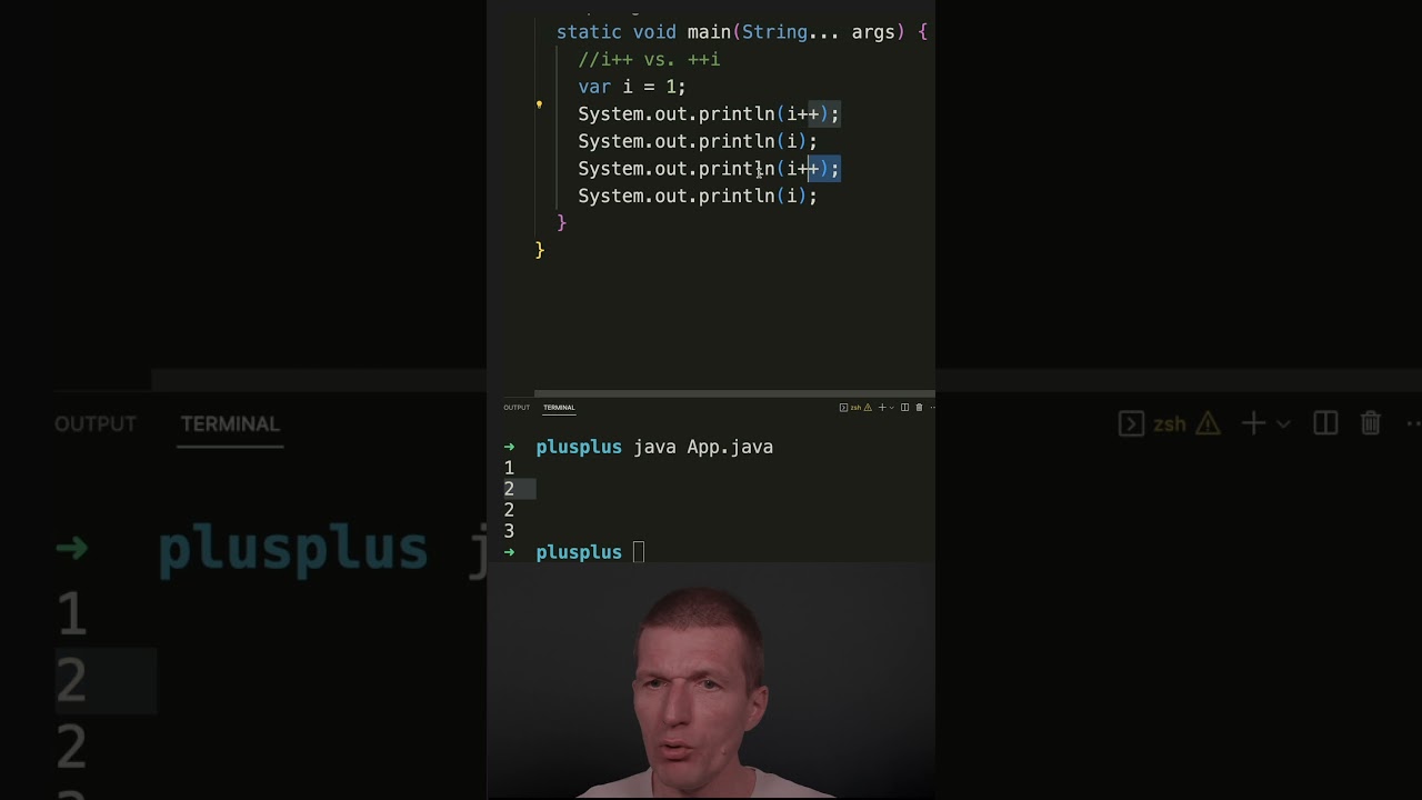 i++ vs. ++i #java #shorts