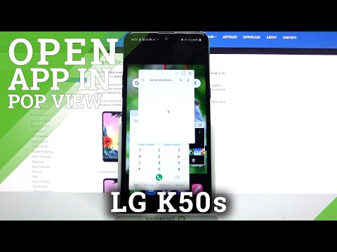 How to Open Apps in Pop Up View in LG K50S – Windowed Mode