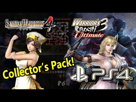 Samurai Warriors 4 Collector's Edition Pack & Warriors Orochi 3 Ultimate PS4 Gameplay Trailer!