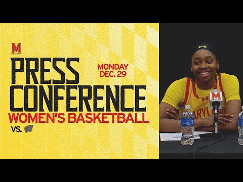 Maryland Women's Basketball | Press Conference | Wisconsin