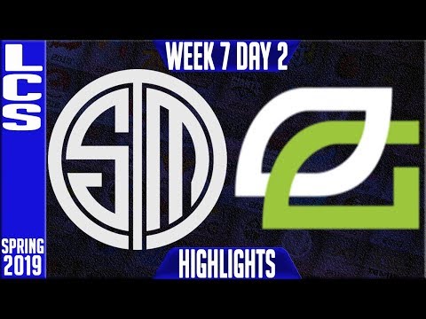 TSM vs OPT Highlights | LCS Spring 2019 Week 7 Day 2 | Team Solomid vs Optic Gaming