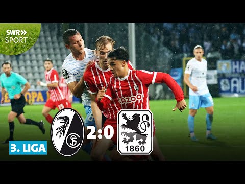 3. Liga: Tabellenplatz 2 - SCF II besiegt 1860 München 2:0 | SWR Sport