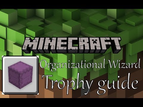 Lu Kiseiju - Minecraft - Organizational Wizard Trophy guide (Easy method)
