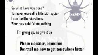 Saosin - Some Sense Of Security + lyrics