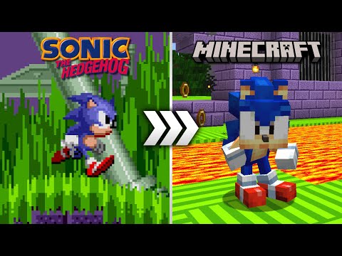 Sonic 1 RECREATED in Minecraft | Sonic Genesis Map