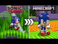 Sonic 1 RECREATED In Minecraft Sonic Genesis Map