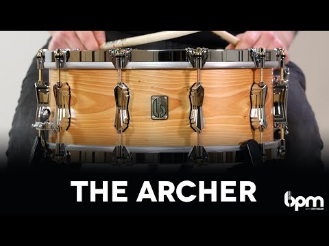 British Drum Company Archer | 14x6" 10-Lug English Yew Snare Drum. New with Full Warranty! image 13