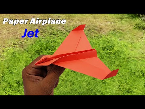 How To Make a Jet Paper Airplane That Flies Far