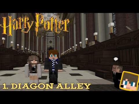 EPIC Minecraft Harry Potter Adventure at Diagon Alley!!
