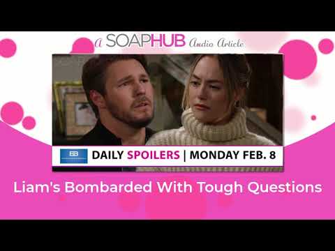 The Bold and the Beautiful Spoilers: Hope Bombards Liam With Tough Questions