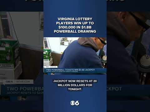 Virginia Lottery players win up to $100,000 in $1.8 billion Powerball drawing