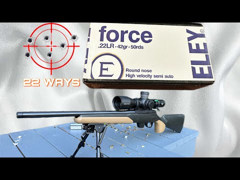 Tikka and Eley Force.                             Ammo Testing part 2.