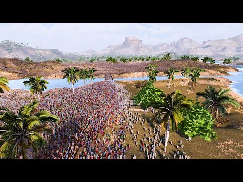 Evil Army Surrounded Jedi and Spartan War Meeting. Can Evil Army Break Defense of the meeting? UEBS2