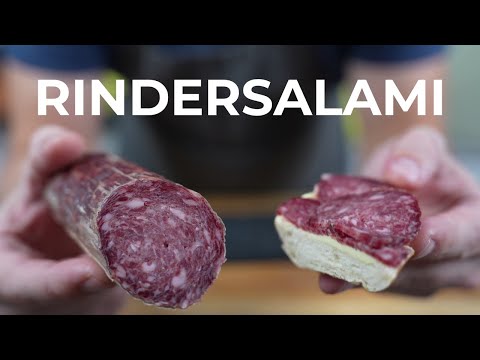 Rindersalami selber machen - Dauert aber lohnt sich