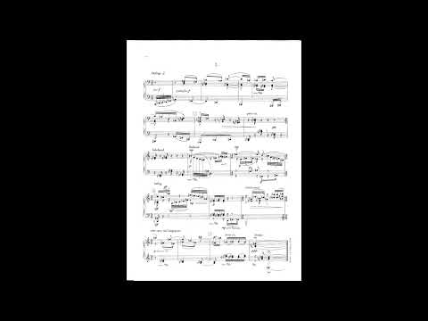 Theodor Adorno - Three short piano pieces (1934/1945) [with score]
