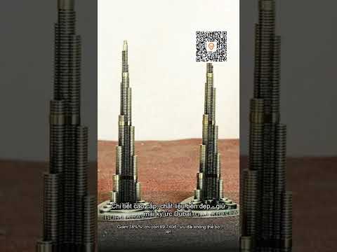 Mô Hình Tháp Burj Khalifa Dubai Cao 13-22cm Trang Trí Nhà Đẹp - Giảm 18% Còn 69.740đ