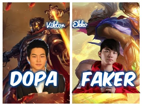 Dopa vs Faker | Viktor vs Ekko Mid Lane Patch 5.17