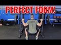 How To Squat with PERFECT Form - Step by Step Instruction