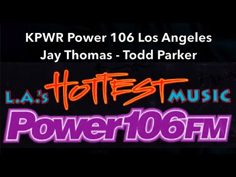 KPWR Power 106 Los Angeles - Jay Thomas - Todd Parker - 1990 - Radio Aircheck