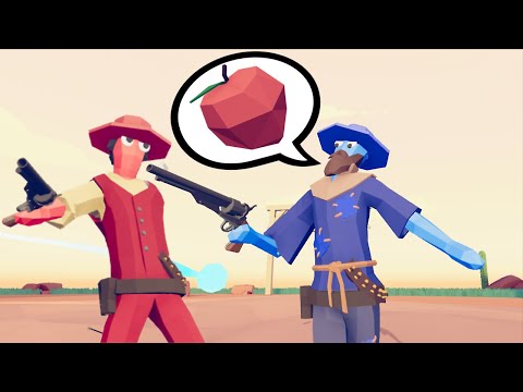 Apple Quick Draw vs Every Faction +Bonus / New Unit Reveal - TABS Wild West Faction Update