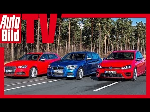 VW Golf R vs. Audi S3 vs. BMW M135i