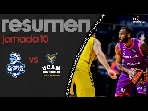 Resumen MoraBanc Andorra 90 - UCAM Murcia 89 (J10)
