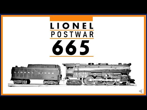 665 Lionel Postwar Locomotive (c.1955) / Bonk’s Trains on the Sharpnack Limited